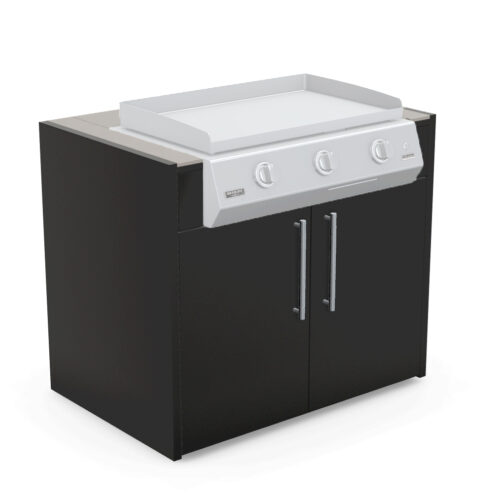 Brabura KC100 Plancha Cabinet with Pietra Di Luna Countertop