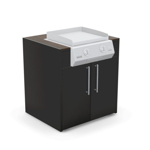 Brabura KC80 Cabinet with Iron Corten Countertop