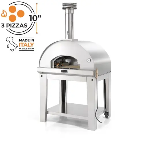 Mangiafuoco Wood Stainless Steel