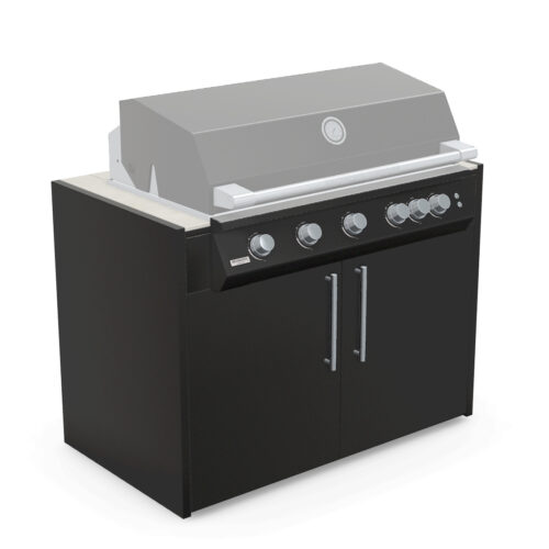 Brabura KC120 Grill Cabinet with Iron Frost Countertop